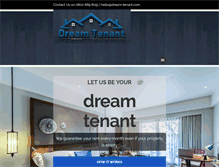 Tablet Screenshot of dream-tenant.com